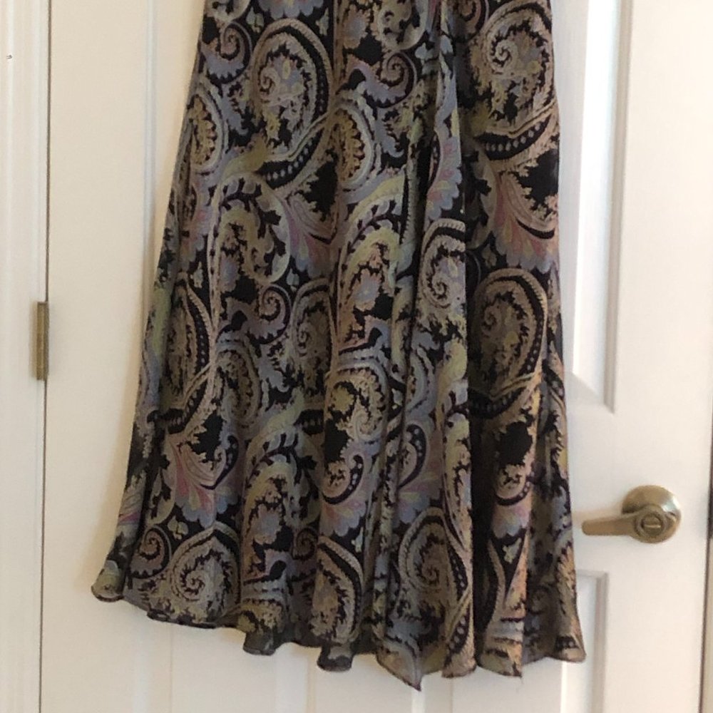 Coldwater Creek Skirt. The Maxi is back! Black, gray, silver, rose, blue M - Picture 8 of 8